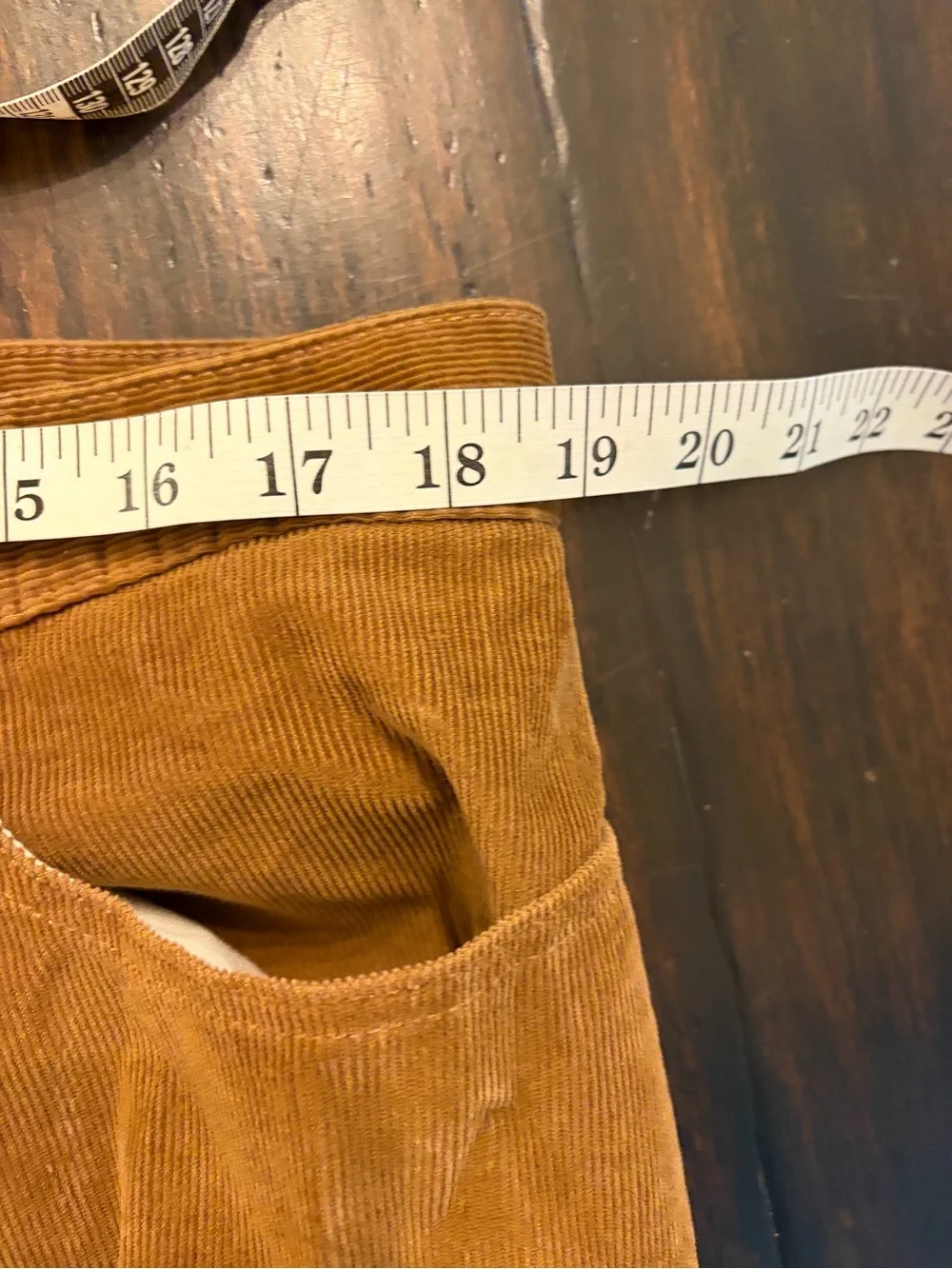 J. Crew Men's Corduroy Pants in Camel Brown 36x30